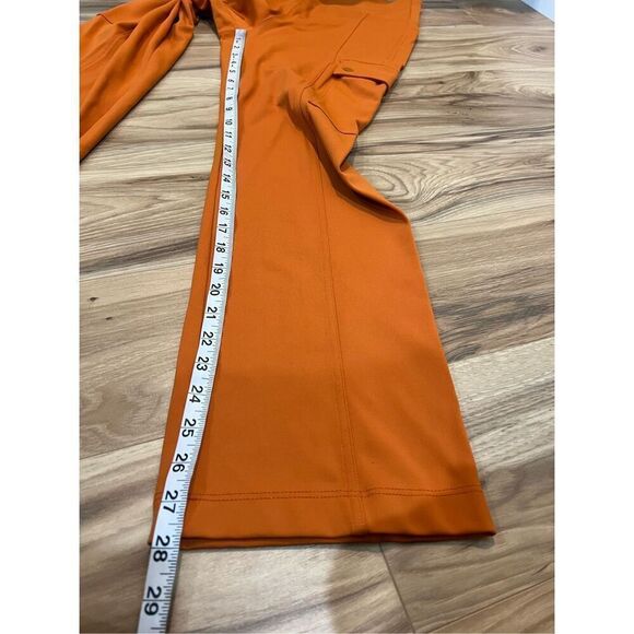 Athleta Delancey Straight Cargo Pants Foliage Orange Sz S - Picture 8 of 8